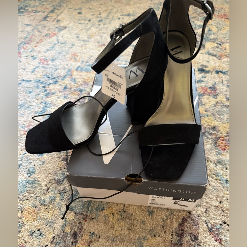 Worthington Elegant Black Heels